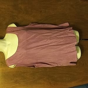 NWOT - EILEEN FISHER - SUGARPLUM SILK TOP - 1X